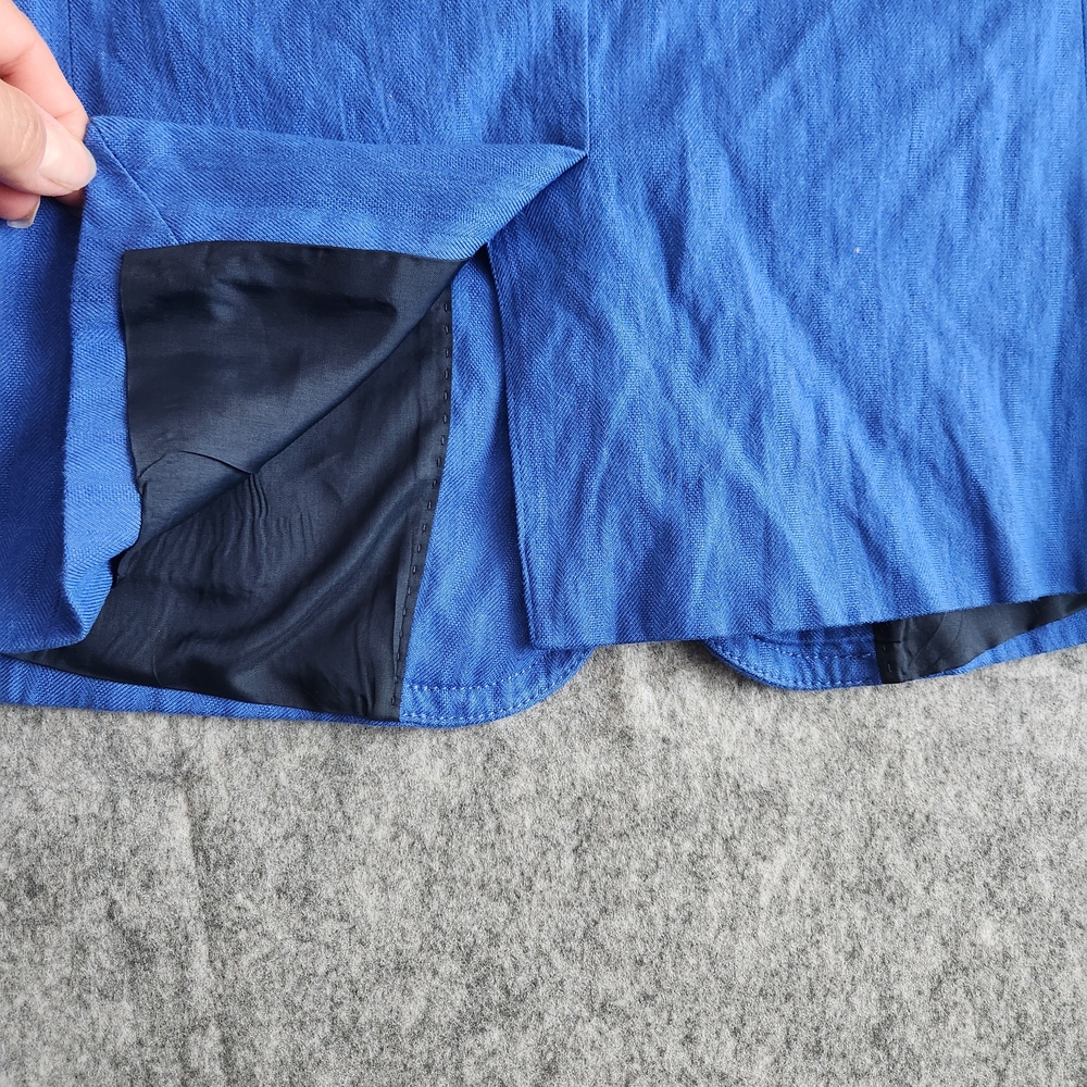 J.Crew Schoolboy Blazer Jacket Women's 6 Blue Business Career Office Minimalist - Picture 8 of 13